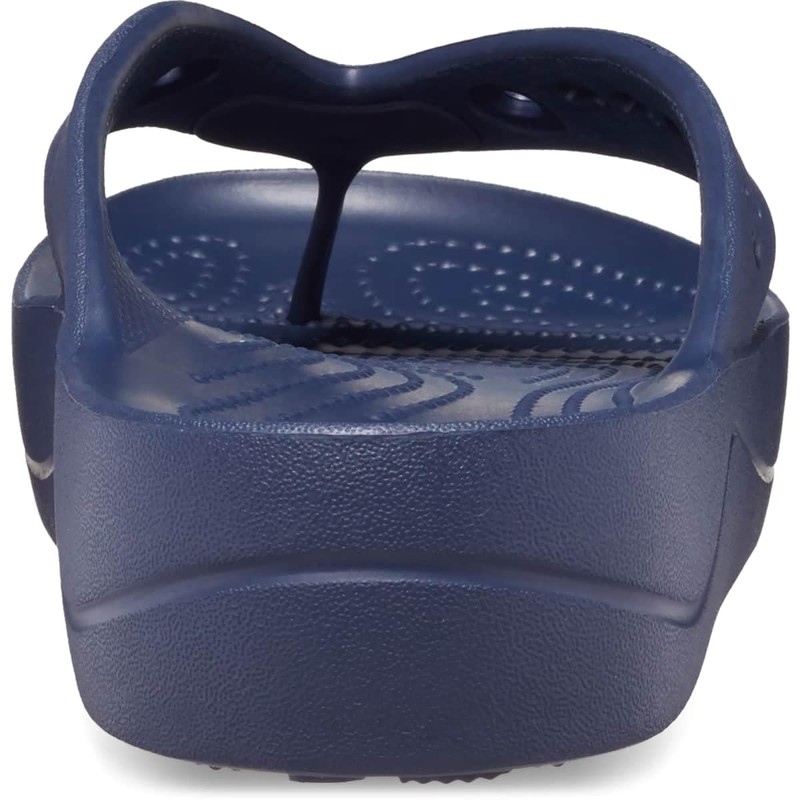 Crocs Women's Baya Platform Flip Sandal, Navy, 7
