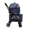 Double Dog Stroller‌ for Small Medium Dogs or Cats,Foldable Pet