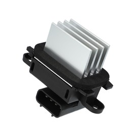 Motoforti HVAC Heater Blower Motor Resistor, Temp Control Regulator Module, for Ford Escape 2008-2012, Metal Plastic, No.5F9Z19E624AA/7C3Z-19E62-4A/7C3Z-19E62-4B, Black Silver Tone