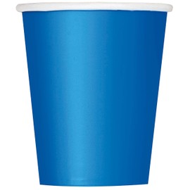 Premium Royal Blue Paper Cups Set - 9 oz (Pack of 14) - Elegant & Eco-Friendly Party Drinkware - Perfect for Birthdays, Showers, & Special Celebrations