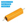 PATIKIL 100W 2.5 Ohm Aluminum Shell Resistor 2pcs Aluminum Housing