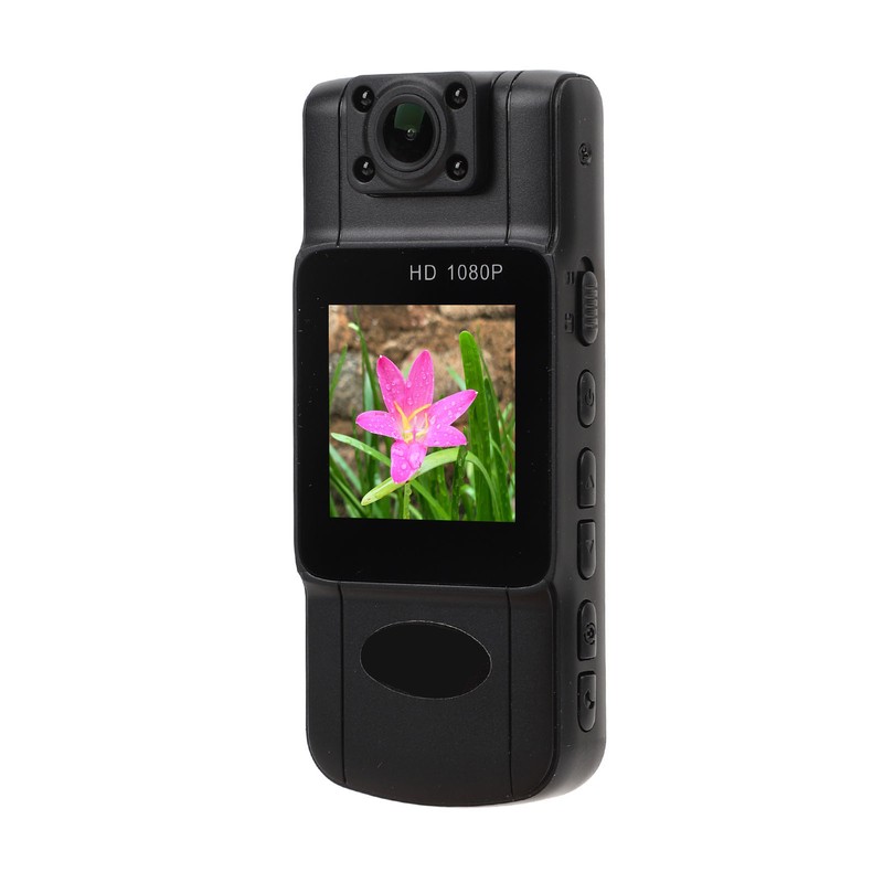 Wearable Camera 2K Night Vision 180 Degree Lens Rotation Magnetic