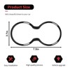 Cup Holder Trim Cover Frame Decorative Interior Accessories for Jeep