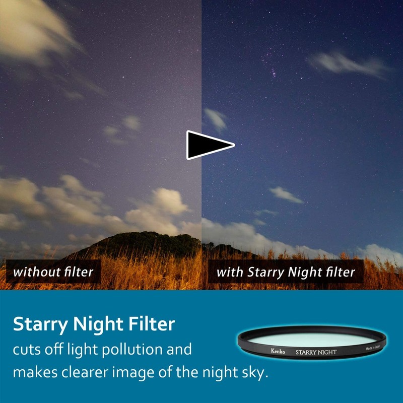 Kenko Starry Night 517925 Lens Filter to Reduce Light Pollution