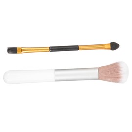Baluue Makeup Brush Set 2pcs Double Ended Highlight Shadow Brush Comfortable Grip