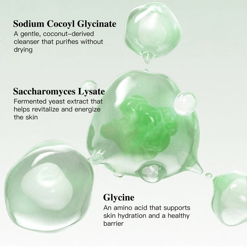 Bestselling Korean-style Amino Acid Foaming Facial Cleanser, Deeply Cleansing, Refreshing