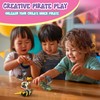 Forest & Twelfth Building Block Pirate Ship Toy Set Toy