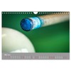 Leisure Billiard Cue Balls, Chalk and Table (Wall Calendar 2026