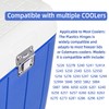 4PCS Coolers Stainless Steel Replacement Hinges,Hinges kit for Colemans Coolers