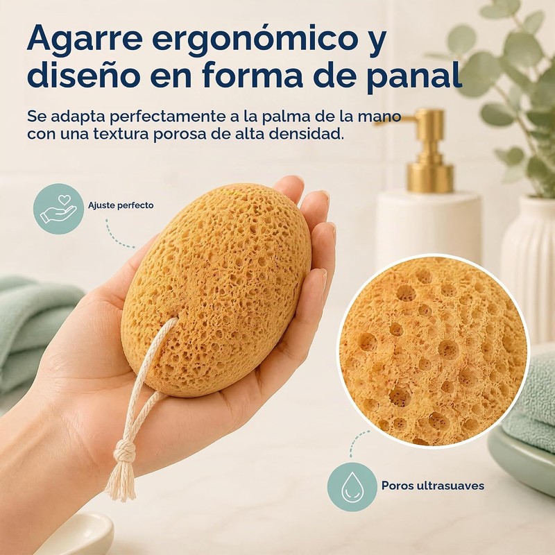 Esponja Exfoliante Corporal Diochefac01g679m 2 Unidades - Cuidado Diario