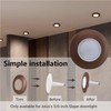Jolux 4 Pack Bronze Matte Plastic Ring Trim for Decorated