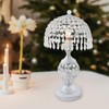 DDBESSIC Modern Crystal Table Lamp 18in High Nightstand Bedside End