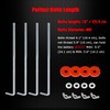 Ampper Battery Hold Down Clamp, Stainless Steel J Hook Battery