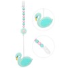 Swan Shape Infant Baby Pacifier Clip AntiLost DIY Teething Necklace