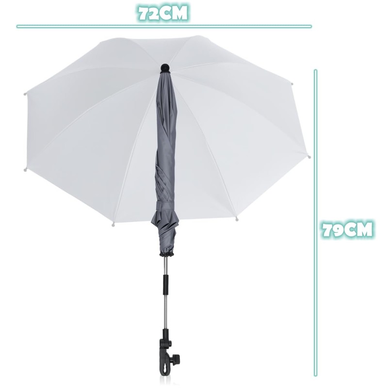 Fillikid Parasol Style XL Format Diameter 72 cm with UV