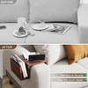 Couch Arm Table Tray with 360° Phone Holder Side Storage