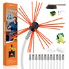 Bluesea 39 Feet Chimney Sweep Kit, Ergonomic Chimney Cleaning System