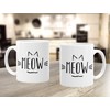 MoonWorks Coffee Cup Cat Meow Meow Meow Cat Tea Cup