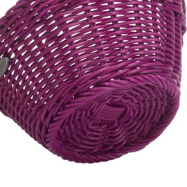 Saleen Trend Basket Round Ø18x10 cm in Purple, polypropylene 18 x 18 x 10 cm