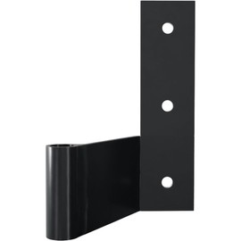 SteelTek Flat Hinge with 2 1/4" Offset (Sold as Pair), 304 Stainless Steel, Powder Coated Black