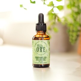 ORE Aceite de Orégano Orgánico 30ml | 80% Carvacrol, Grado Alimenticio | Antibacteriano, Antifúngico y Antiinflamatorio Natural | Ideal para Cándida y Sistema Inmune | Con Aceite de Oliva Virgen