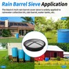 Rain Barrel Screen Filter Cover Lid for Rainwater Collection System