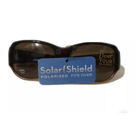 Fashion New With Tags Solar Shield Fits Over Sunglasses Women's Fashion Brown Size M/L