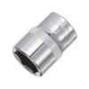 Sourcingmap 3/8-Inch Drive 15mm 6-Point Shallow Socket, Metric, Cr-V