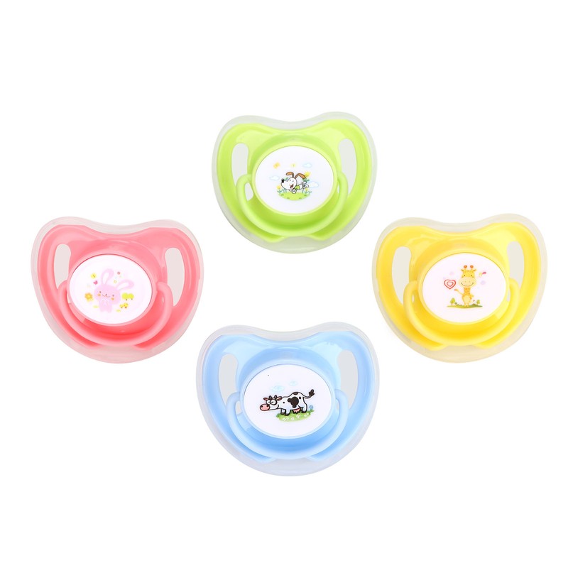 4Pcs Binkies Ultra Light Premium Silicone Safe Healthy Durable Quick