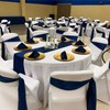 15 Pack Navy Blue Satin Table Runners 12 x 108
