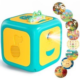 Story Projector for Kids with Music & Night Light – Storybook Dream Machine with 5 Stories, Soothing Lullabies, Educational Gift Toy for Girls & Boys Ages 3+