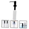 TEHAUX Stylish Stainless Steel Soap Pump Dispenser with Easy Press