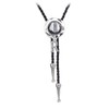 JPJZY BRBAM Initial Pendant Bolo Tie Western Cowboy Hat and