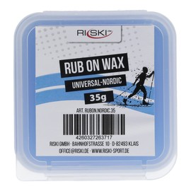 RiSki Rub On Ski Wax Nordic Ski Wax Universal 35 g
