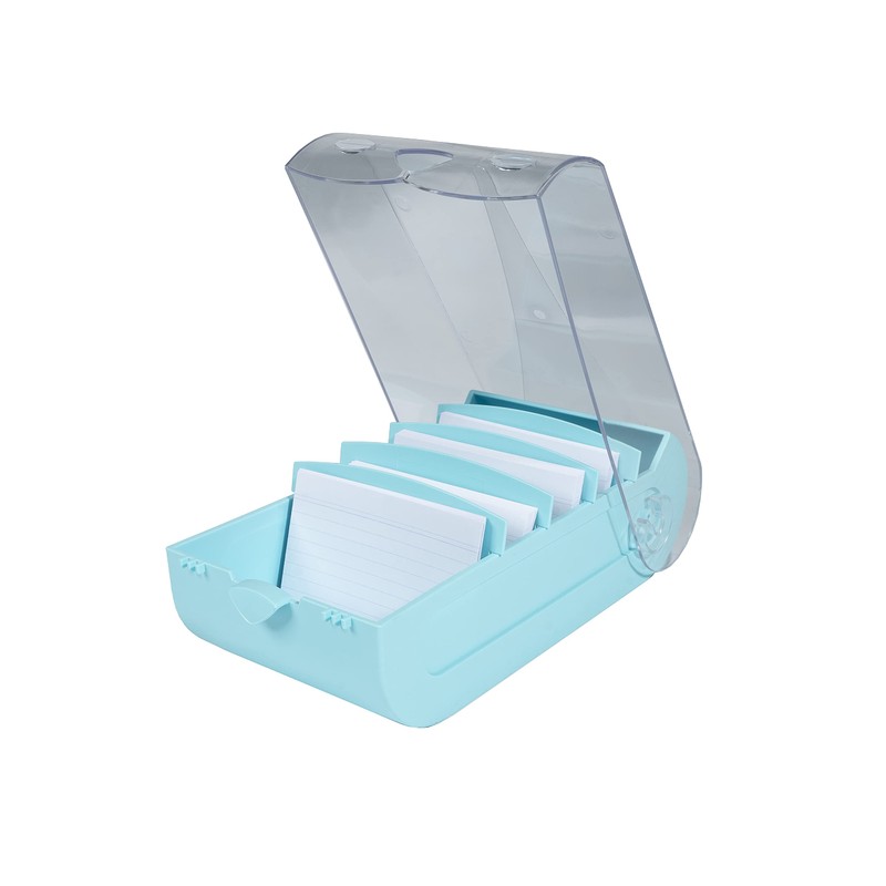 Exacompta Bunnybox 5346323D Flashcard File Pastel Green DIN A7 Landscape