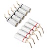 10pcs Banana Plug Needle Type Professional 24K Gold Plated Speaker
