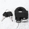 25mm 1in Motorcycle Handlebars Helmet Lock Anti Theft Security Padlock