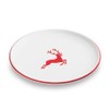 GMUNDNER KERAMIK Dinner Plate Diameter 25 cm Ruby Red Stag