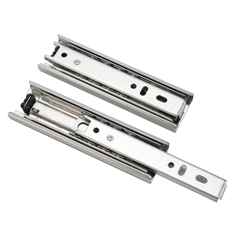 2pcs 5in Mini Short Drawer Slides Furniture Guide Rail Full