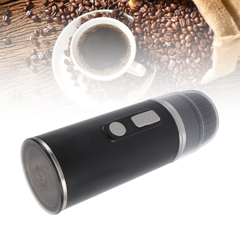 Portable Coffee Maker 15bar ABS Capsules Ground Coffee Extraction Electric