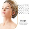 Baluue 100pcs Invisible Hair Nets Elastic Mesh Black Hair Net