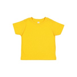 RABBIT SKINS Infant 100% Cotton Jersey Short Sleeve Tee, Gold, 12 Months