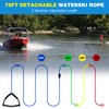 75FT Radius Handle Ski Ropes for Water Skiing, Floating Wakeboard