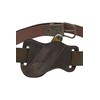 Barsony Brown Leather Horizontal Canted Knife Sheath