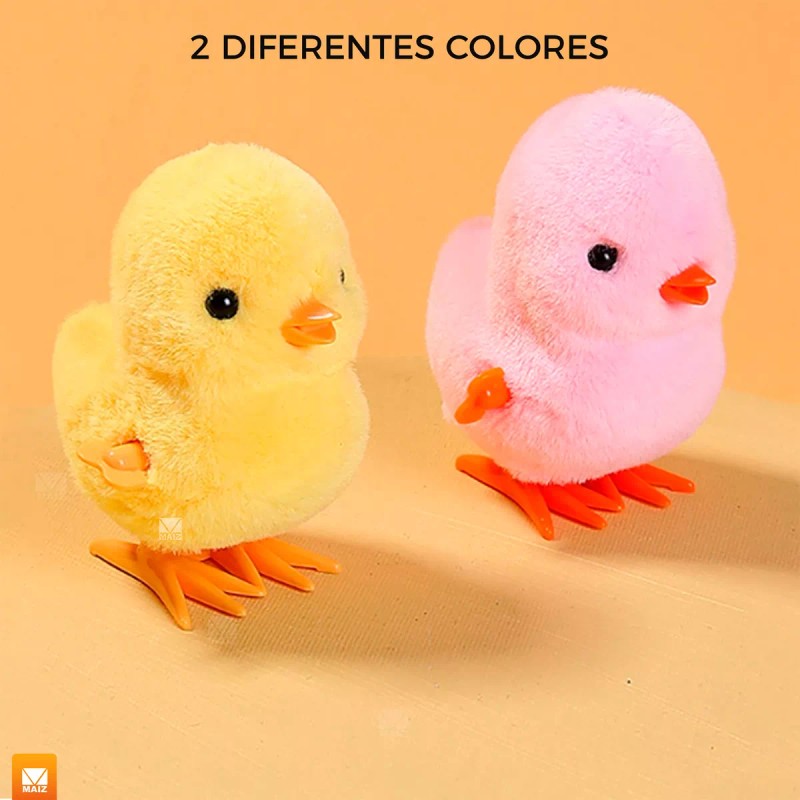 Maíz Juguete Pollito Colores Suave Cuerda Movimiento Infantil