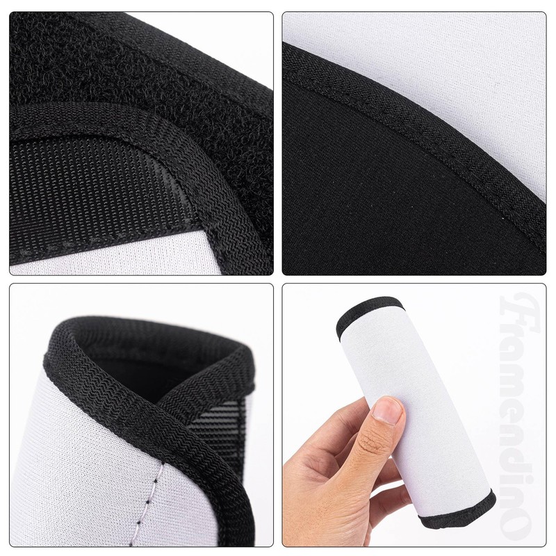 Framendino, 20 Pack Sublimation Luggage Handle Wraps Heat Transfer Neoprene