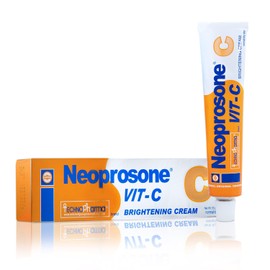 NEOPROSONE | Crema Iluminadora con Vitamina C y Alfa Arbutina 50g | Aclarante Facial y Corporal para Manchas Oscuras | Suaviza, Hidrata y Unifica el Tono de la Piel