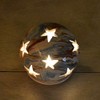 YODECO Blue Brown & White Marble Ball Lantern Small