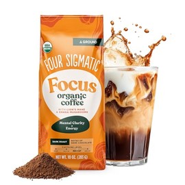 Four Sigmatic Organic Lion's Mane Ground Coffee, 10 OZ
