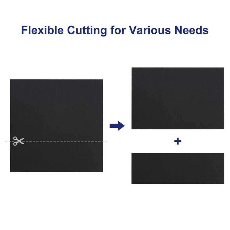 Labasics Metallographic Sandpaper Set, Laboratory Metal Electrode Sandpaper, 9 Sheets